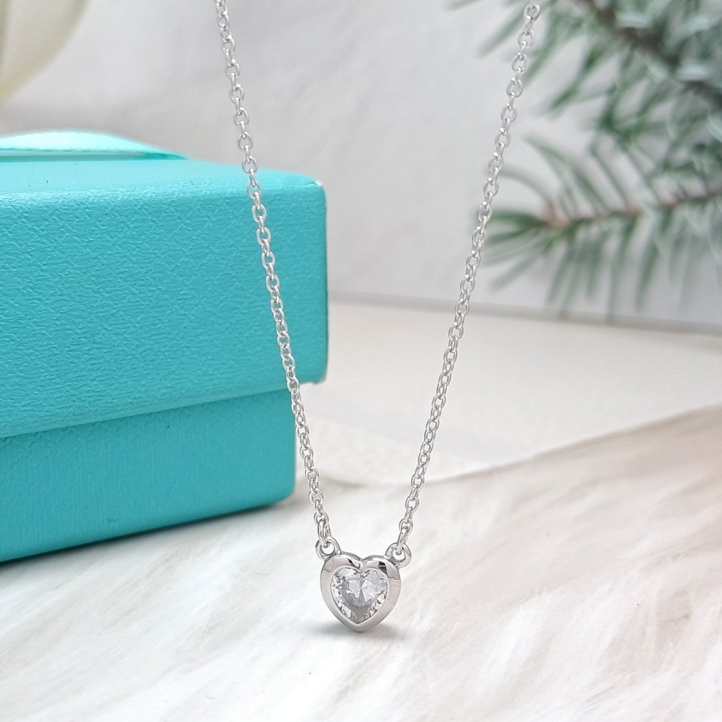 HEART BIG DIAMOND NECKLACE