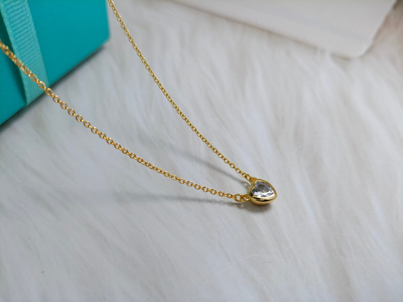 HEART BIG DIAMOND NECKLACE