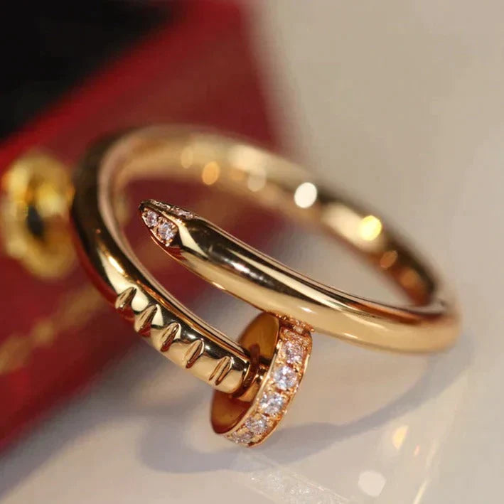 JUSTE RING 2.65MM GOLD DIAMOND