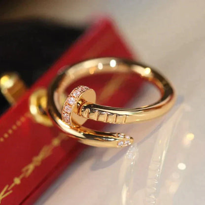 JUSTE RING 2.65MM GOLD DIAMOND