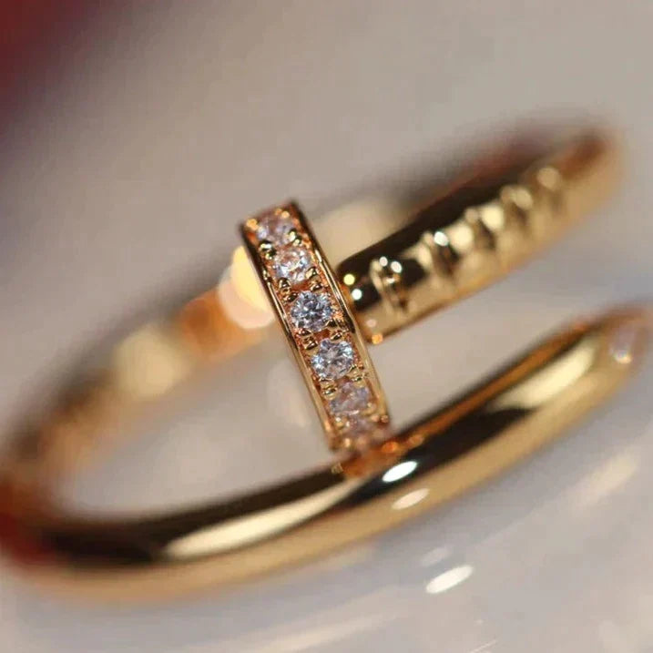 JUSTE RING 2.65MM GOLD DIAMOND