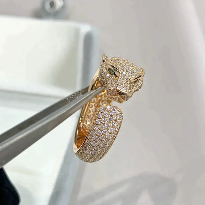 PANTHERE PINK GOLD DIAMOND RING