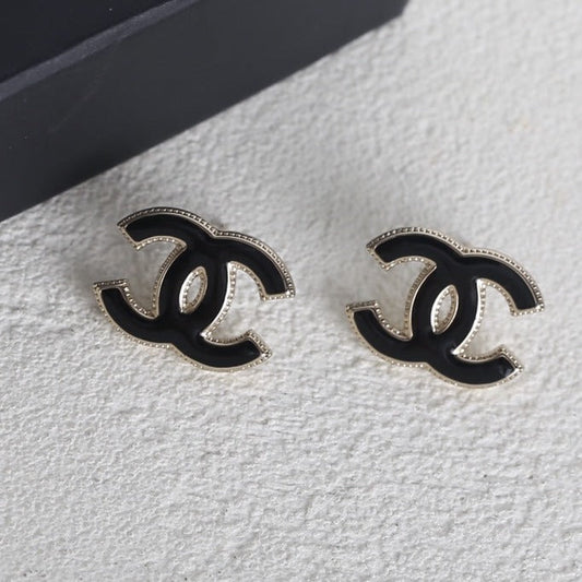 DOUBLE C STUD EARRINGS