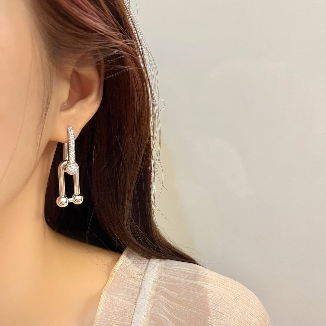 HARDWEAR DROP DIAMONDS EARRINGS