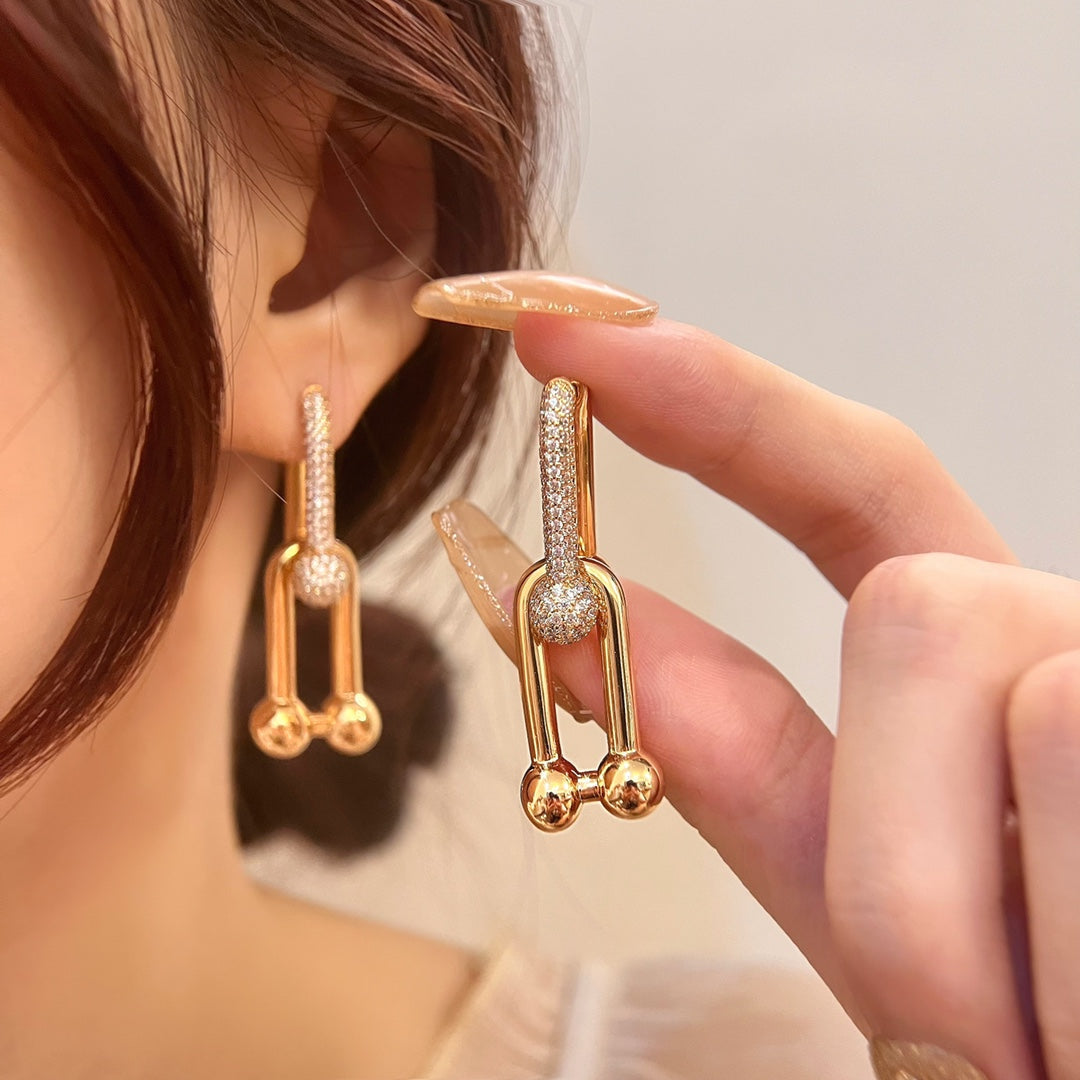 HARDWEAR DROP DIAMONDS EARRINGS