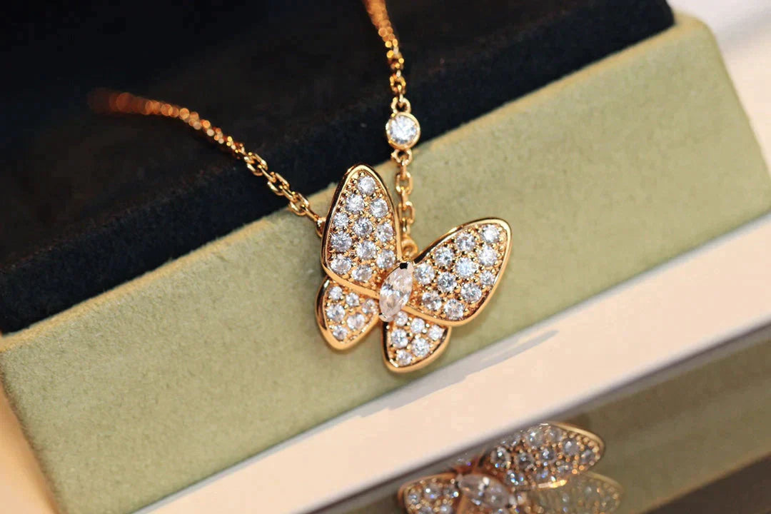 BUTTERFLY DIAMOND NECKLACE