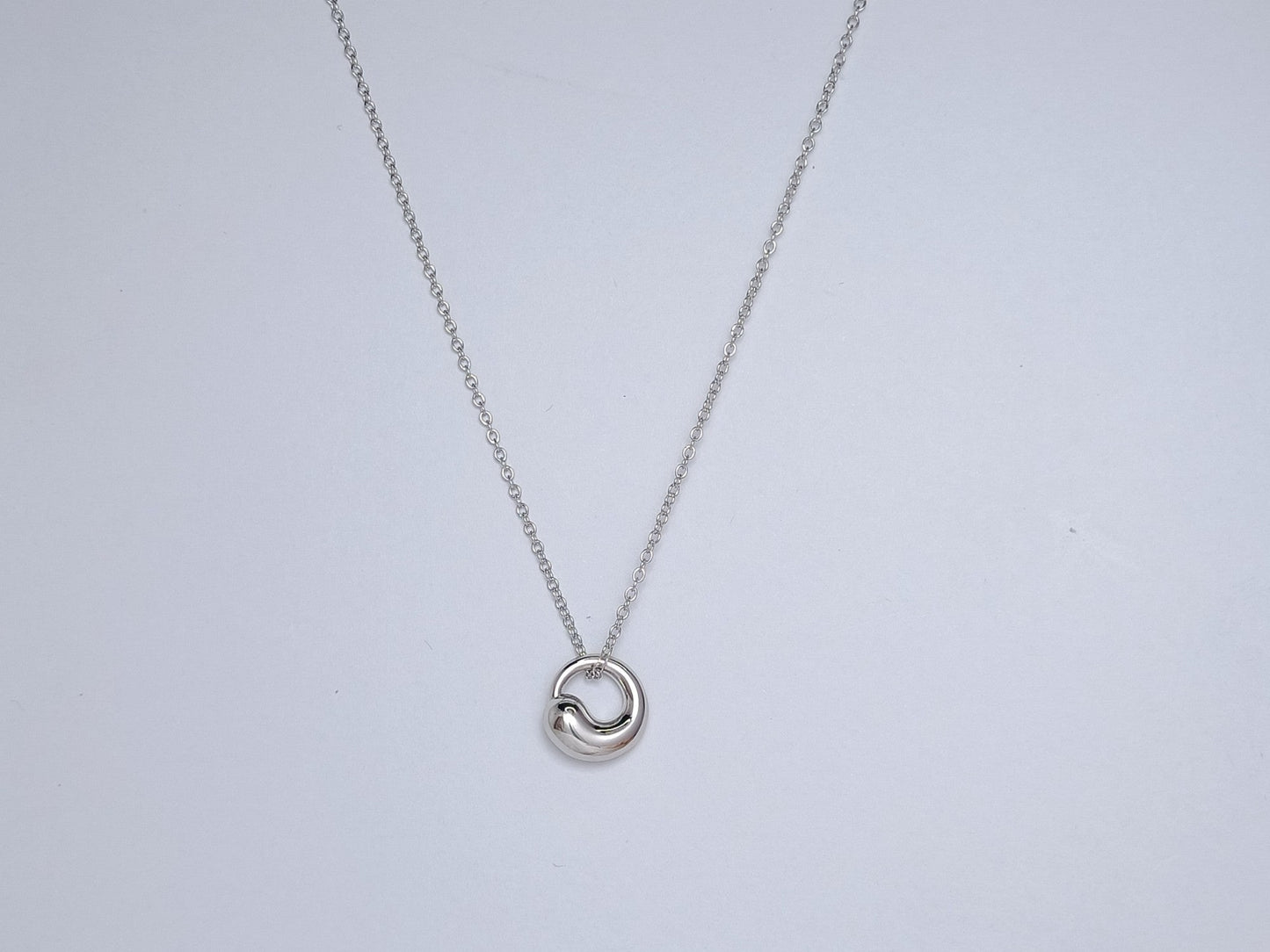 SNAIL PENDANT SILVER NECKLACE