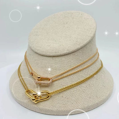 HARDWEAR GOLD DOUBLE LINK NECKLACE