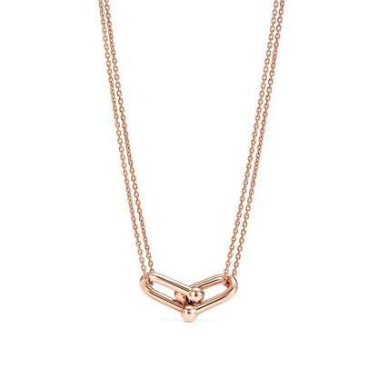 HARDWEAR GOLD DOUBLE LINK NECKLACE