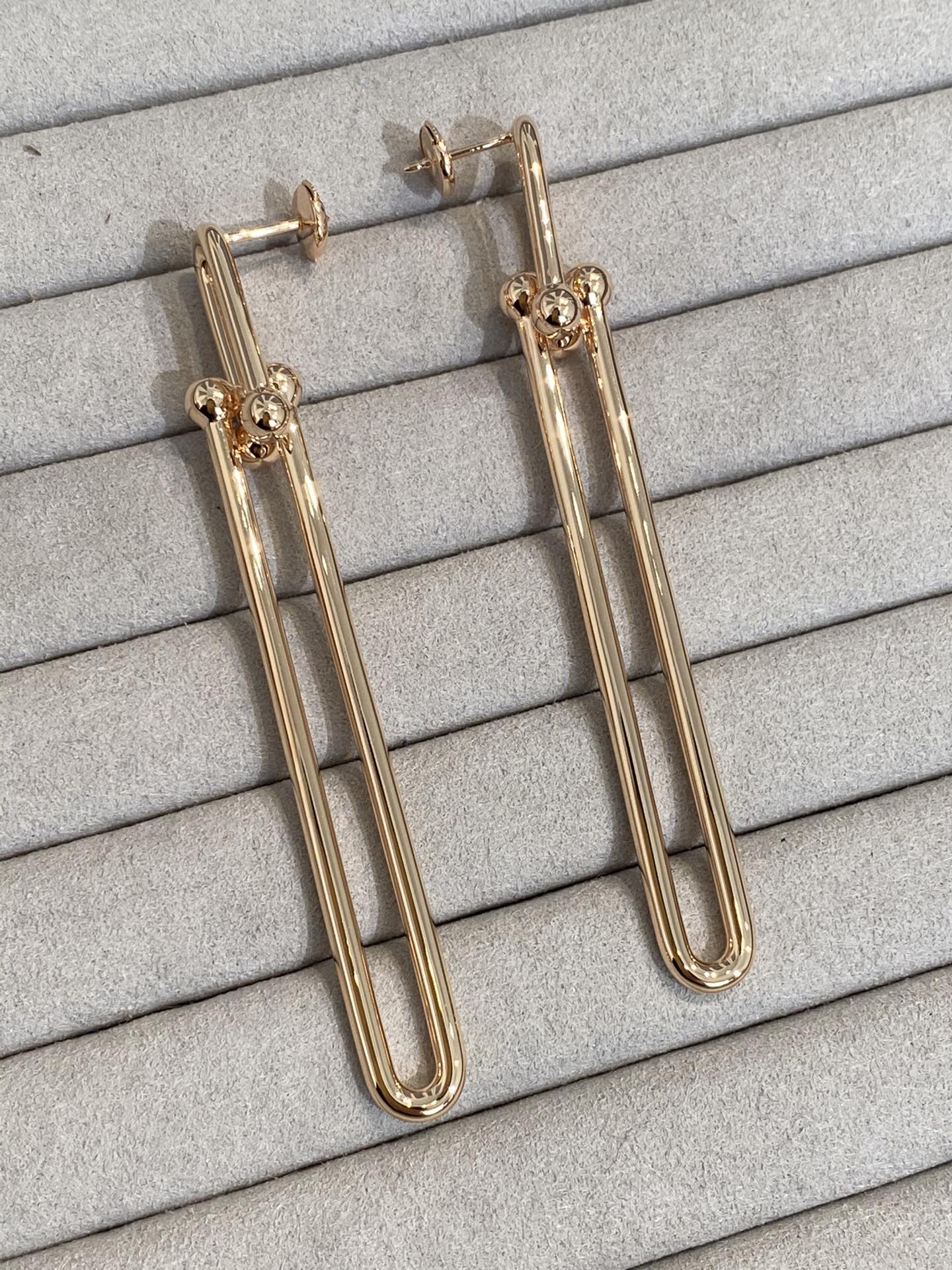 HARDWEAR DOUBLE LONG LINK EARRINGS