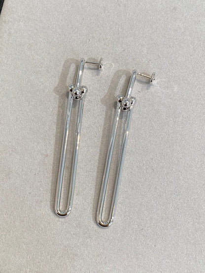 HARDWEAR DOUBLE LONG LINK EARRINGS