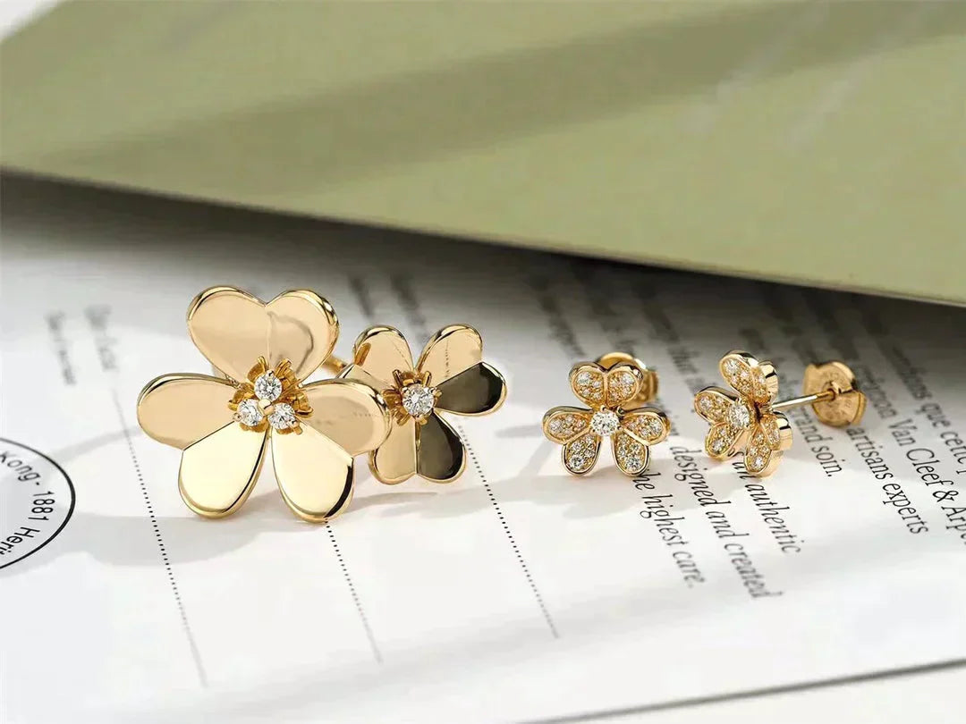 CLOVER COMOS GOLD DIAMOND RING