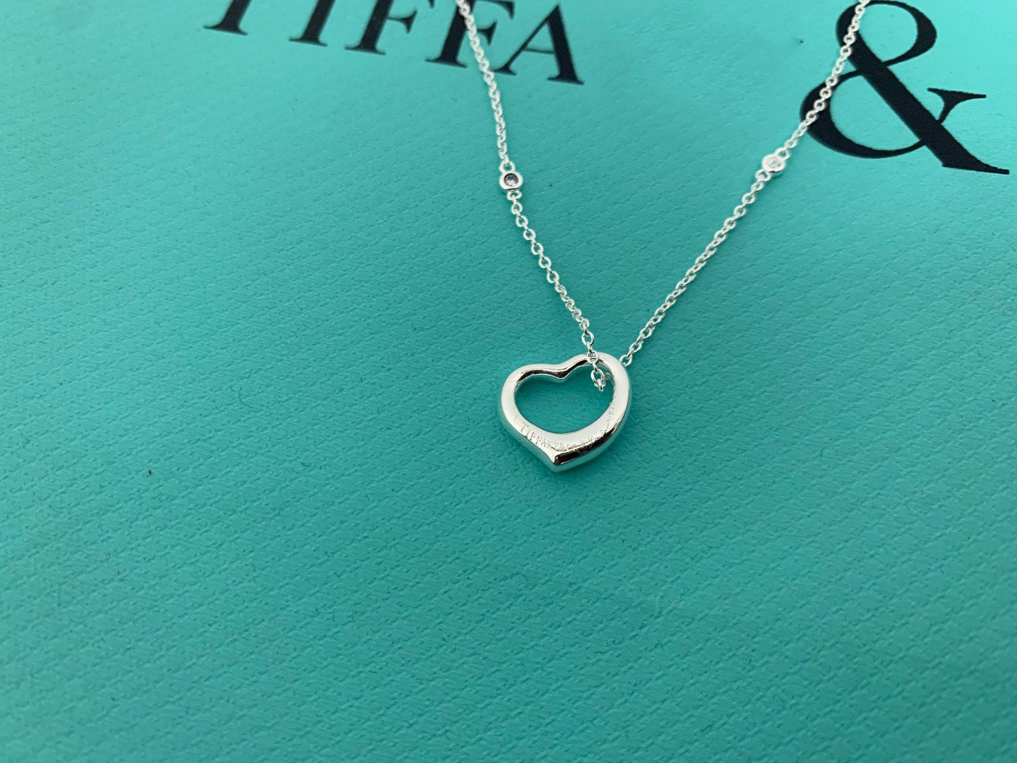 HEART NECKLACE PENDANT STERLING