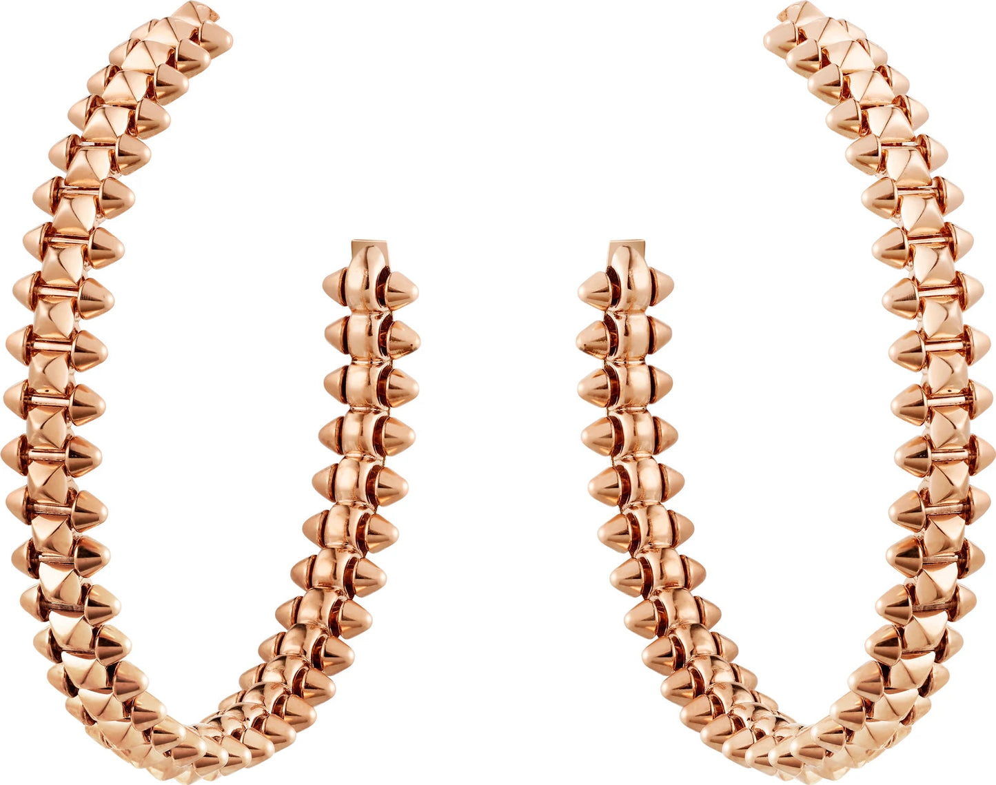 CLASH LARGE HOOP EARRINGS