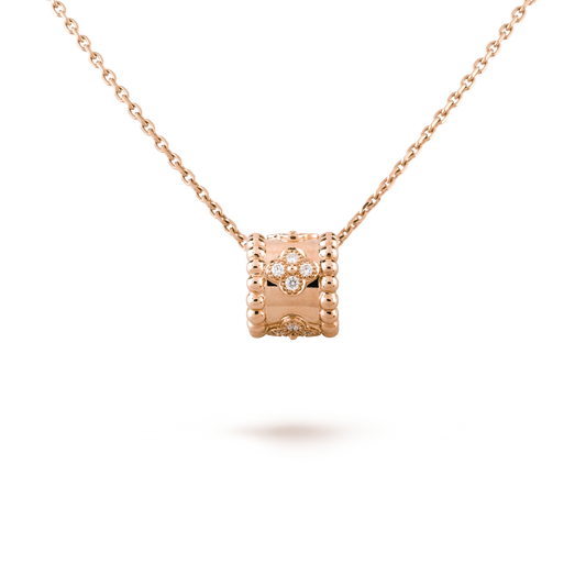 PERLEE PENDANT PINK GOLD NECKLACE