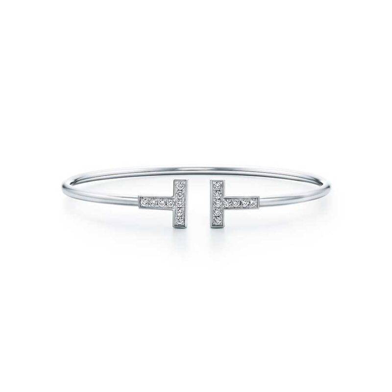 T BRACELET 1.8MM DIAMOND SILVER