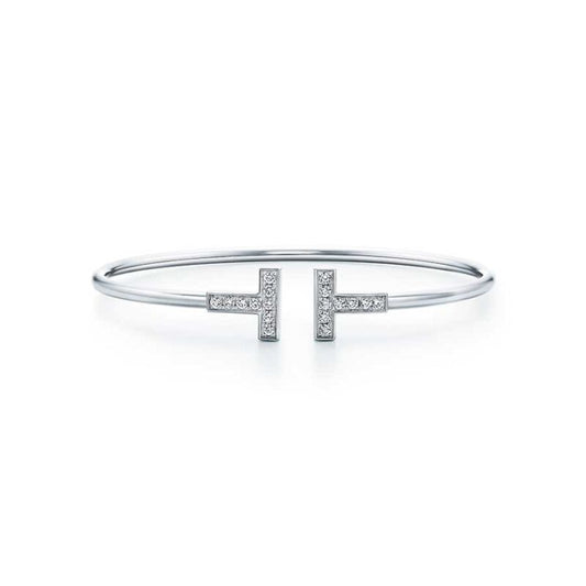 T BRACELET 1.8MM DIAMOND SILVER