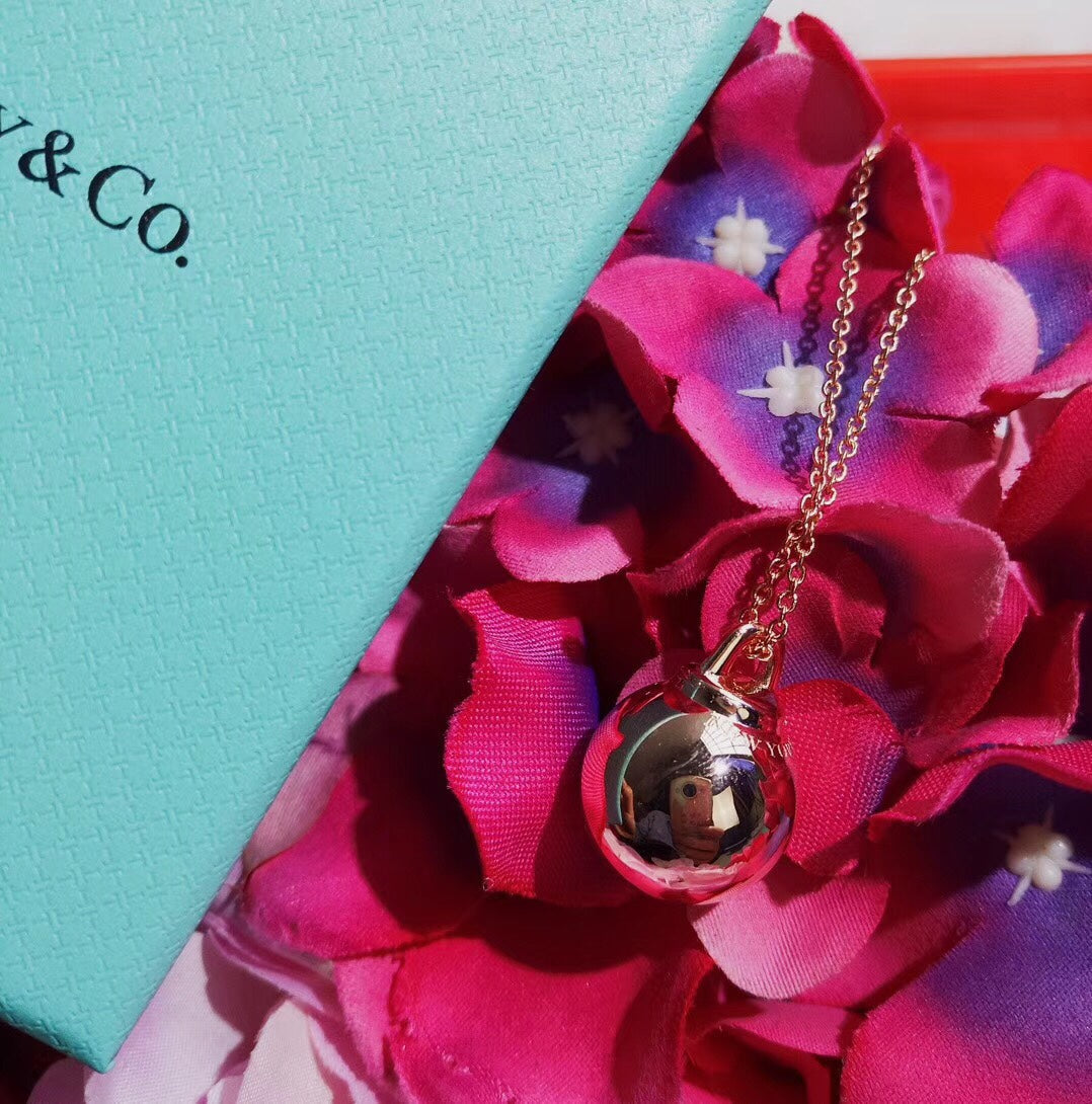 HARDWEAR PENDENTIF BALL ROSE NECKLACE