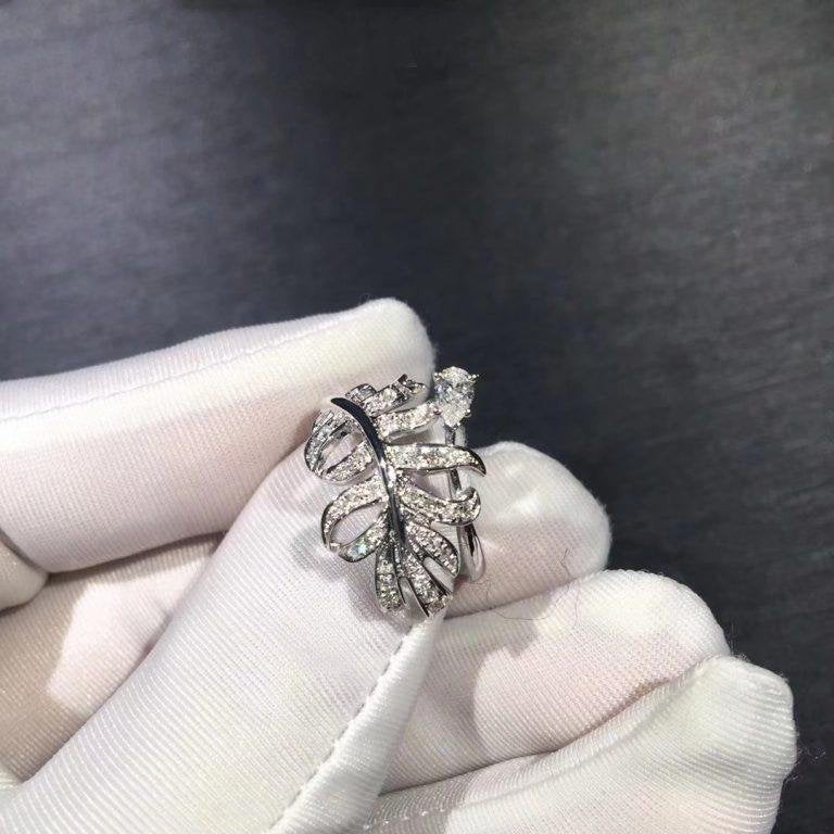 PLUME DE SILVER DIAMOND RING