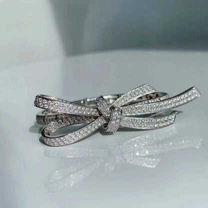 RUBAN BRACELET SILVER DIAMOND