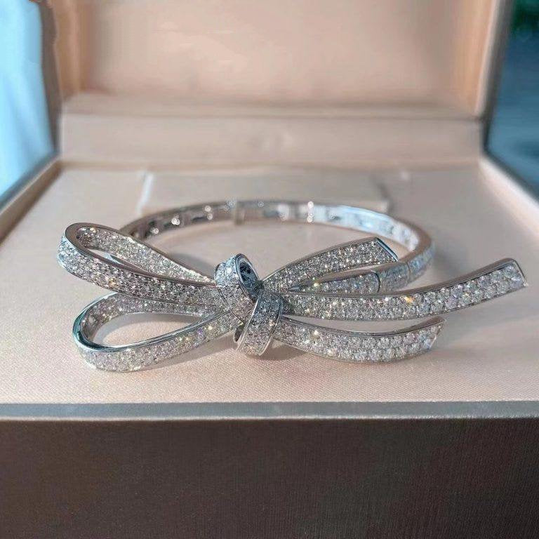 RUBAN BRACELET SILVER DIAMOND