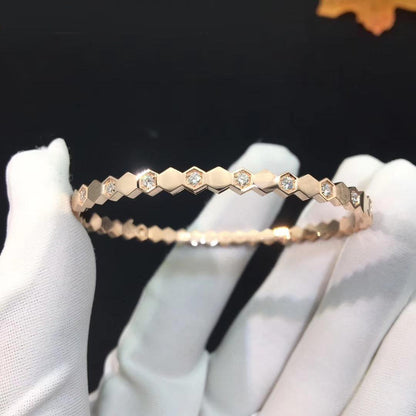 BEE LOVE PINK GOLD DIAMOND BRACELET