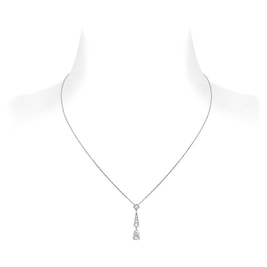 JOSEPHINE SILVER DIAMOND NECKLACE