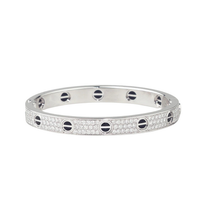 LOVE BRACELET 6.1MM DIAMOND-PAVED CERAMIC