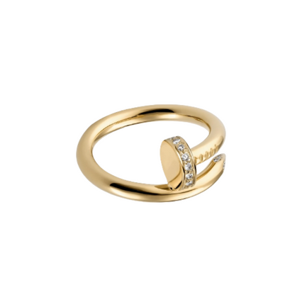 JUSTE RING 2.65MM GOLD DIAMOND