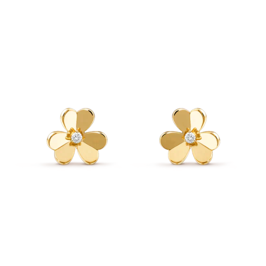 FRIVOLE GOLD FLOWER EARRINGS