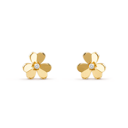 FRIVOLE GOLD FLOWER EARRINGS