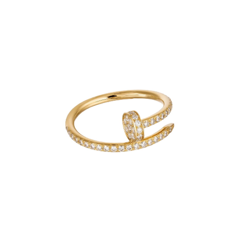 JUSTE RING 1.8MM GOLD DIAMONDS