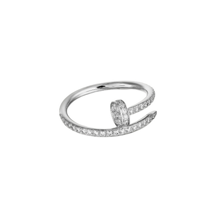 JUSTE RING 1.8MM SILVER DIAMONDS