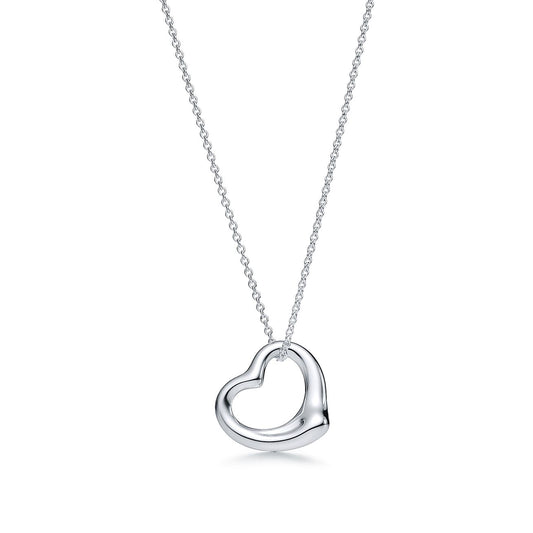 HEART NECKLACE PENDANT STERLING