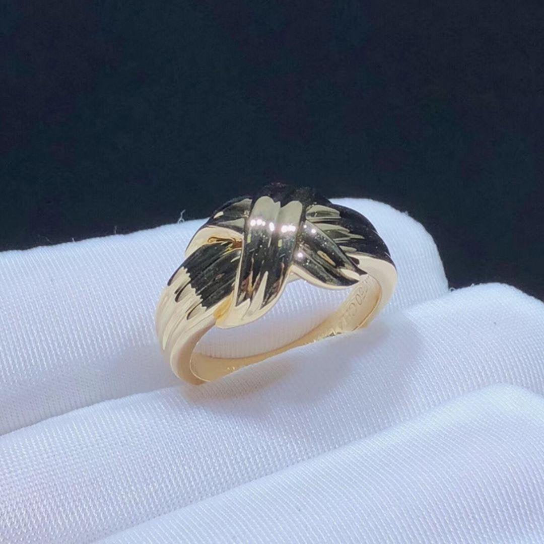 VINTAGE SIGNATURE X RING YELLOW GOLD