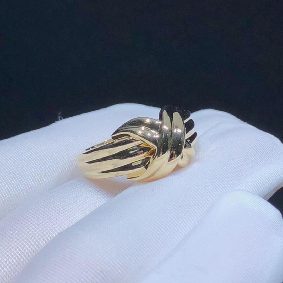 VINTAGE SIGNATURE X RING YELLOW GOLD