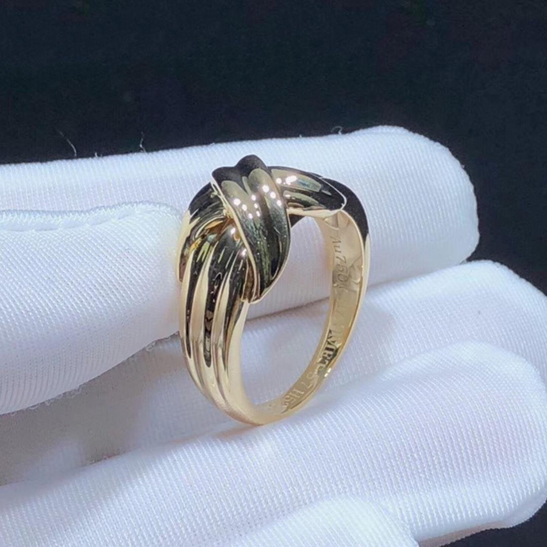 VINTAGE SIGNATURE X RING YELLOW GOLD