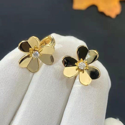 FRIVOLE GOLD FLOWER EARRINGS