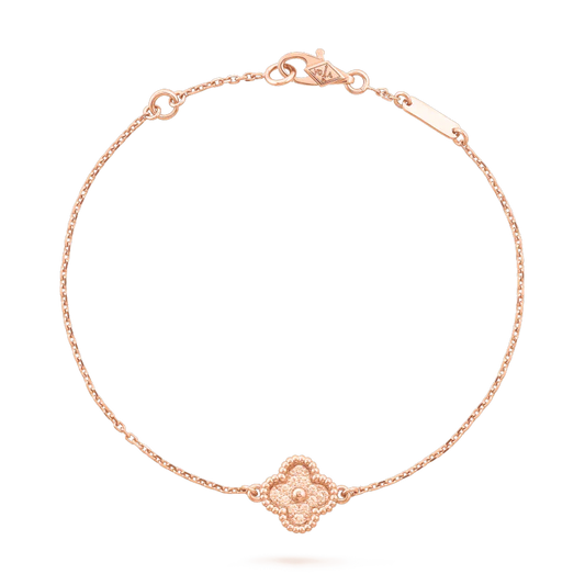 CLOVER PINK GOLD BRACELET