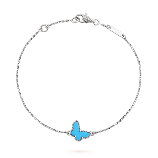 BUTTERFLY TURQUOISE SILVER BRACELET