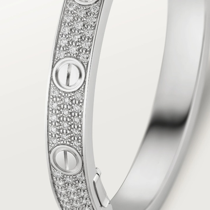 LOVE BRACELET 6.1MM DIAMOND-PAVED