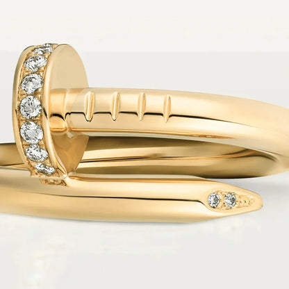 JUSTE RING 2.65MM GOLD DIAMOND