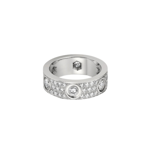 LOVE RING 5.5MM DIAMONDS PAVED